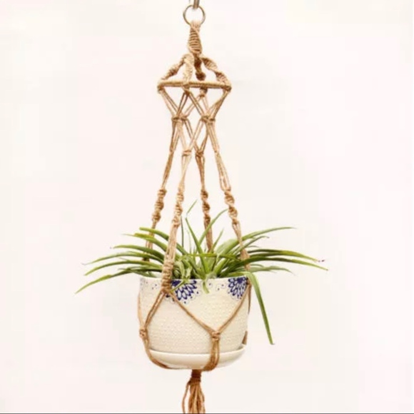 Other - LAST ONE! Macrame Jute Rope Hanging Plant Hanger